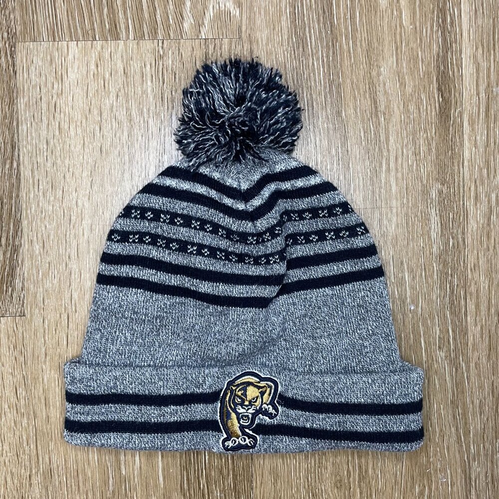FIU Gray and Black Beanie Florida International University Golden Panthers